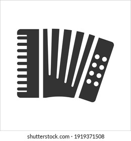 Accordion Musical Instrument Icon Vector Graphics Stock Vector (Royalty ...