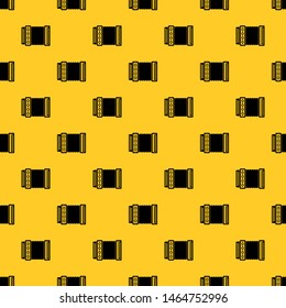 Accordion pattern seamless vector repeat geometric yellow for any design