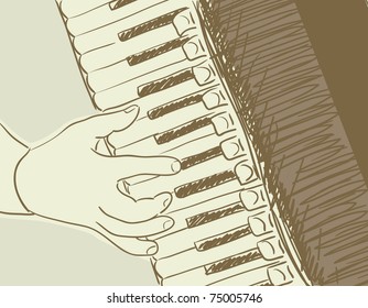 accordion sketch