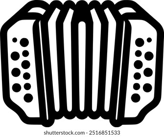 Accordion vector icon. filled flat sign for mobile concept and web sign, symbol, vector, art