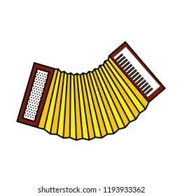 accordion wind musical instrument