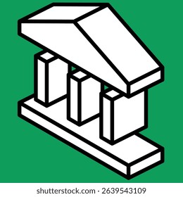 Account balance icon in flat style. Wallet, dollar sign, and money symbols representing finance, banking, savings, or digital payment concepts.