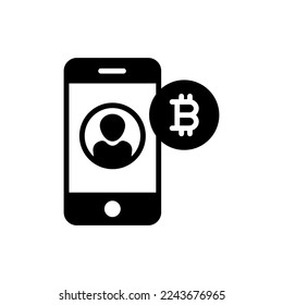 icono Saldo de cuenta en vector. Logotipo