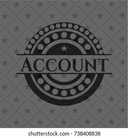 Account black emblem