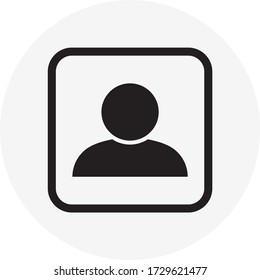 Account box icon design vector 