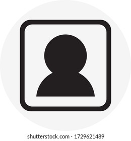 Account box icon design vector 
