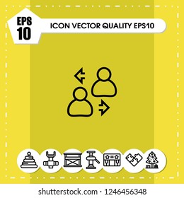 account change icon vector