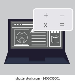 account consulting online. Element of data analysis icon for mobile concept and web apps