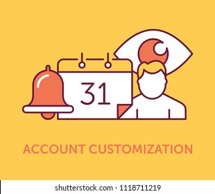 Account Customization Icons