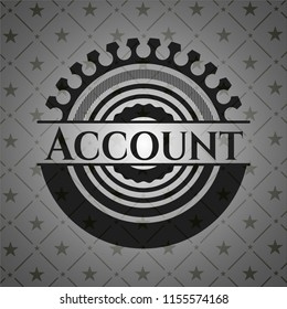 Account dark badge