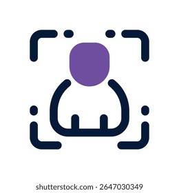 account duotone icon. Sleek and modern vector icon for websites, mobile apps, marketing materials, and corporate design. Fully scalable and ready to use.