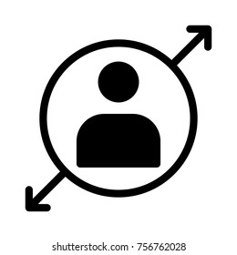  account glyph icon