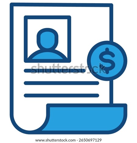 Account Holder Icon Element For Design