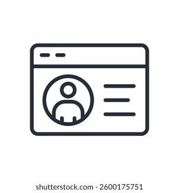 account icon collection .design style with background
