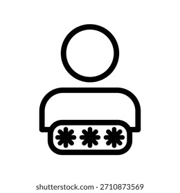 Icono de Cuenta ilustración Vector diseño Plantilla