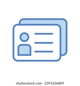 Icono de cuenta aíslar ilustración de material vectorial de fondo blanco.