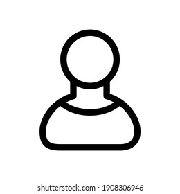 Account-Symbol oder Logo einzeln auf Zeichensymbolen, Vektorgrafik - qualitativ hochwertige Vektorsymbole mit schwarzem Hintergrund
