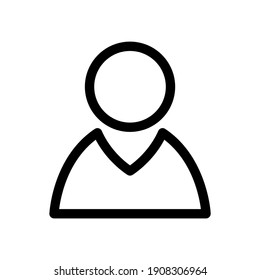 Account-Symbol oder Logo einzeln auf Zeichensymbolen, Vektorgrafik - qualitativ hochwertige Vektorsymbole mit schwarzem Hintergrund
