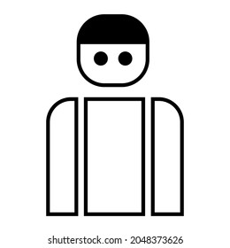 Account Icon for male or general account. It can be used for your website.
