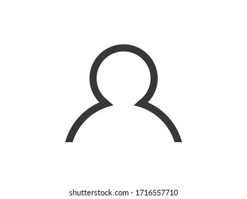Account icon. Man vector icon.  Man icon. Admin icon.  