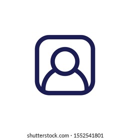 Account Icon , User Logo, E-Commerce Symbol .