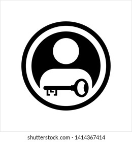 Account Icon, User Account Icon, Profile Account Icon Vector Art Illustration