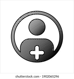 Account Icon, User Account Icon, Profile Account Icon Vector Art Illustration