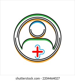 Account Icon, User Account Icon, Profile Account Icon Vector Art Illustration