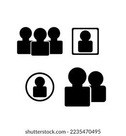 account icon vector illustration, perfect for social media, apps, resume, editing, content, etc