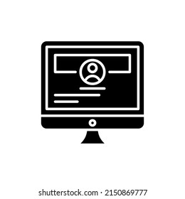 Account-Symbol in Vektorgrafik. Logotyp