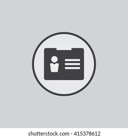 Account Icon Vector, User Solid Illustration, Pictogram Isolated On Gray