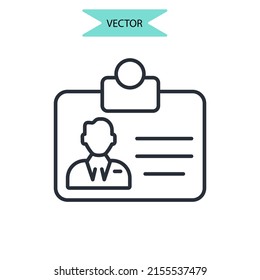 account icons  symbol vector elements for infographic web