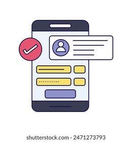 Ilustración de Cuenta con fondo blanco Vector ilustración de stock