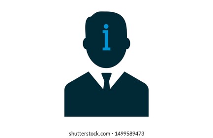 Account info icon representing user profile and personal information