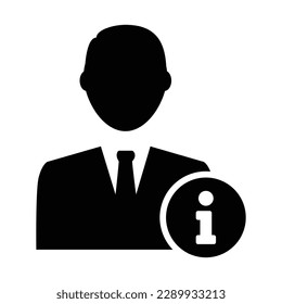 Account Info Icon, Vector Graphics