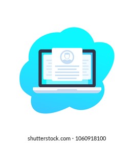 account info, profile card, personal data