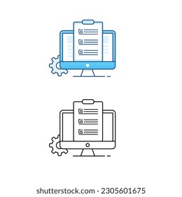 Account Initialization Icon - Illustrates the concept of account initialization, account setup, account creation.