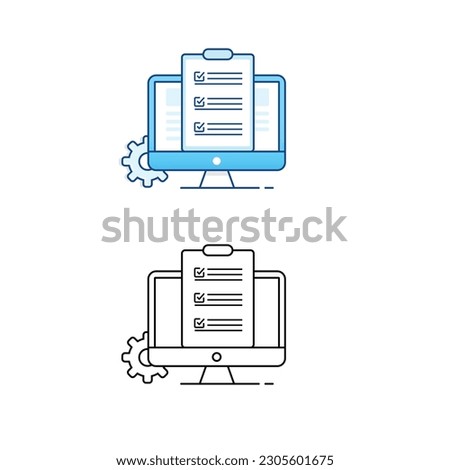 Account Initialization Icon - Illustrates the concept of account initialization, account setup, account creation.