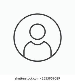 Account isolated icon. vector illustration.