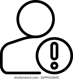account line icon illustration vector