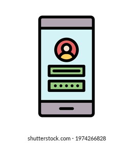 Account, login, profile icon vector image. Can also be used for seo and web. Suitable for use on web apps, mobile apps and print media.