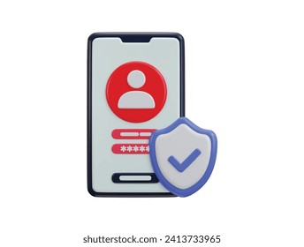 inicio de sesión de cuenta e ilustración de vector de protección de la privacidad del usuario