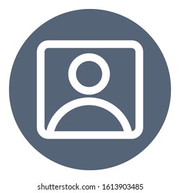 
Account, man Bold Vector Icon which can be easily edited or modified
