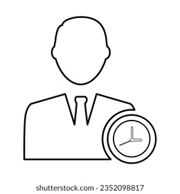 Account Manage Icon In Outline Style