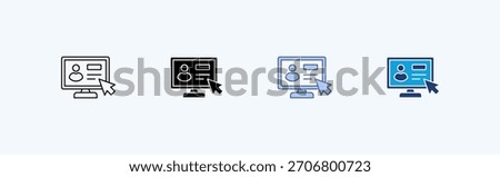 Account Multiple Icon Illustration Vector