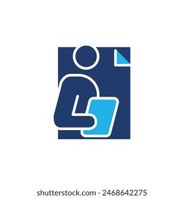 account officer colored icon vector design good for website and mobile app