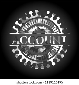 Account on grey camo pattern