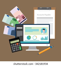 account payable accounting software money calculator application