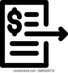 Conta A Pagar, Ícone Contas, Estrutura De Tópicos Do Demonstrativo