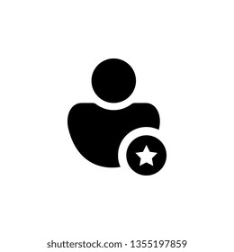 Account person favorite vector icon Mobile concept and web apps illustration. Thin line icon for website design and development, app development. Premium icon